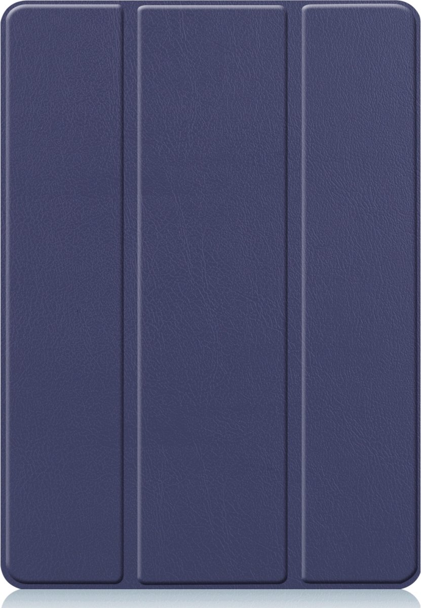 Mobigear Tablethoes geschikt voor Apple iPad 8 (2020) Hoes | Mobigear Tri-Fold Bookcase - Donkerblauw