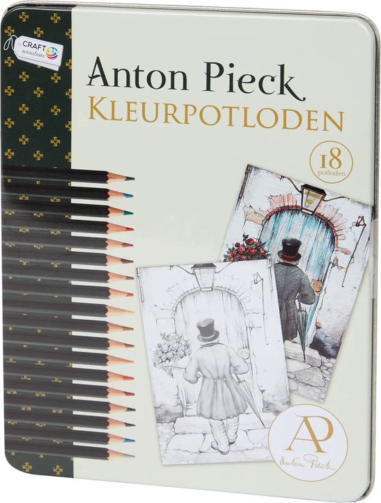 Craft Sensations Anton Pieck kleurboek & Anton Pieck Kleurpotloden