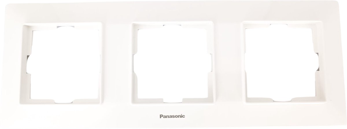 Panasonic-Afdekraam 3 Voudig-Wit-Arkedia Slim Serie