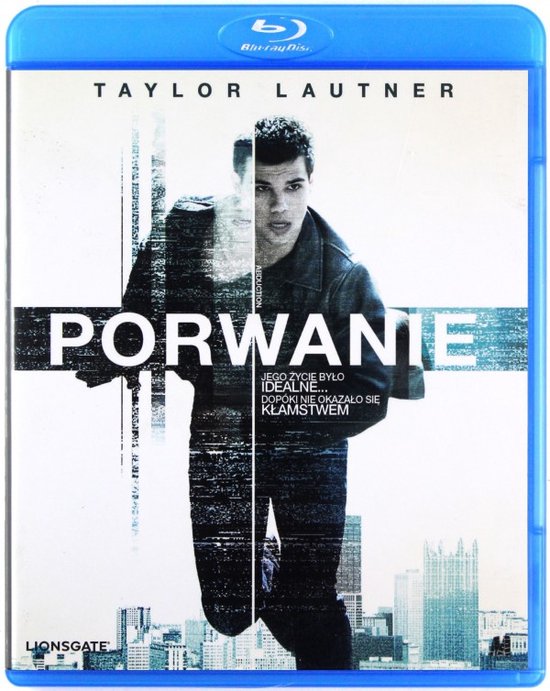 Couverture Blu-ray avec Taylor Lautner au premier plan, avec des lignes stylisées et du texte.