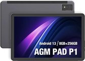 Tablette Android robuste AGM P1 PAD 4G - IP69 - 256 Go - 7 000 mAh - Gris foncé