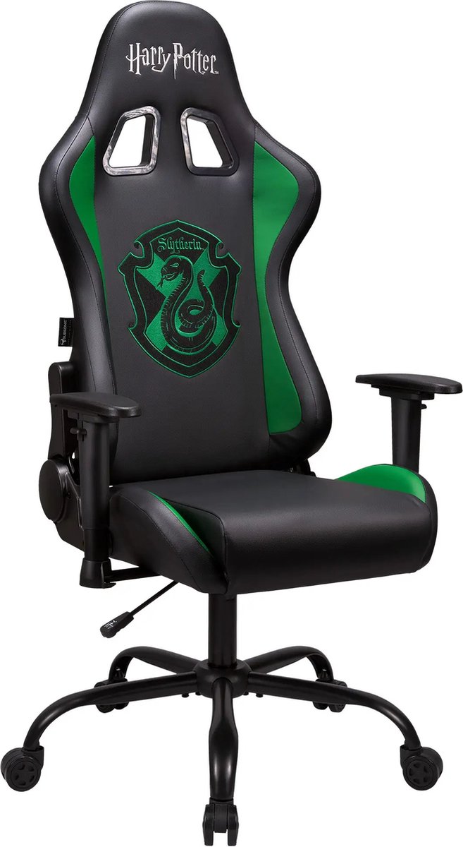 Subsonic Gamestoel - Pro Gamestoel Harry Potter Slytherin - Verstelbare Hoogte en Rugleuning - Zwart/Groen - SA5609-H2