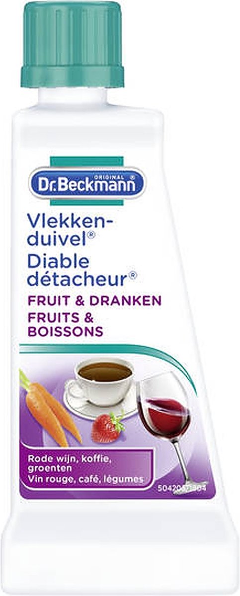 Goedkoopste Dr Beckmann Vlekkenduivel Fruit & Drank - 6x50gr - Voordeelverpakking