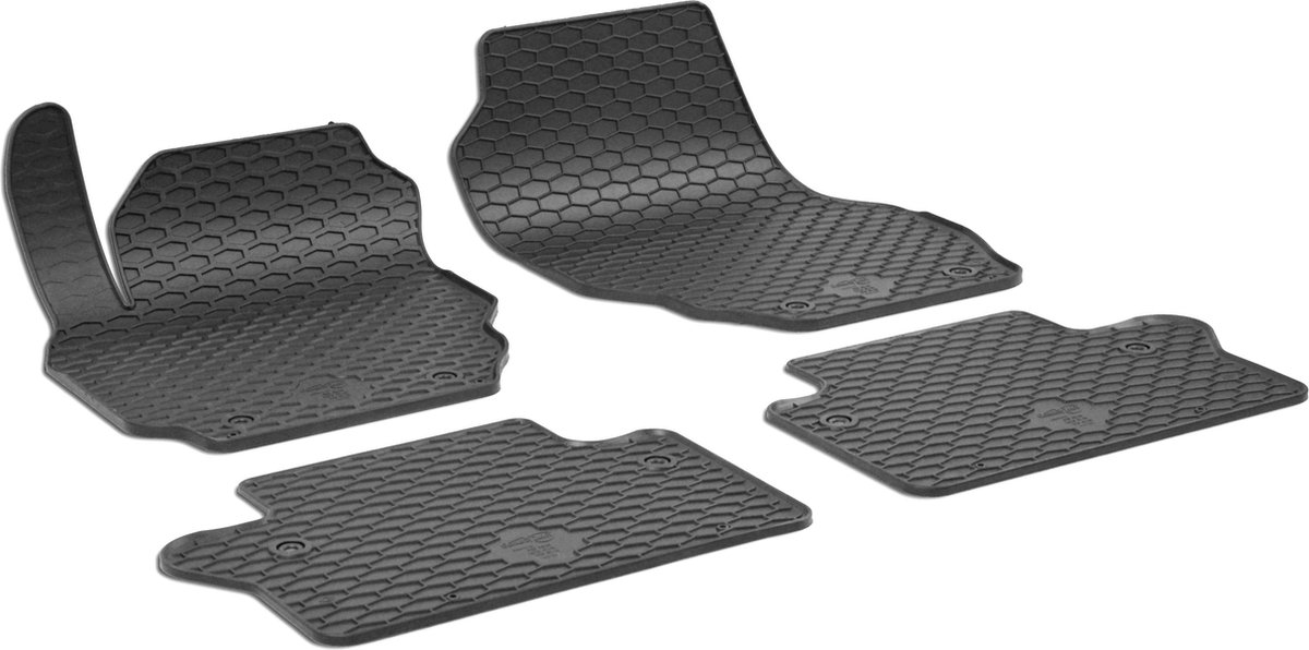 DirtGuard rubberen voetmatten geschikt voor Volvo S80 II (124) 03/2006-12/2016, Volvo XC70 II (136) 04/2007-12/2016