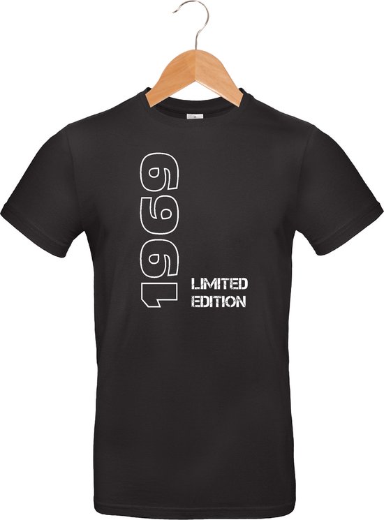 Edition Limited 1969 - T-shirt - 100% coton - âge - année de naissance - anniversaire et fête - cadeau - cadeau - unisexe - noir - taille M