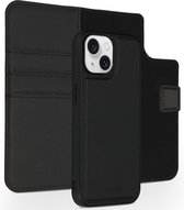 Accezz Hoesje Geschikt voor iPhone 15 Hoesje Met Pasjeshouder - Accezz Premium Leather 2 in 1 Wallet Bookcase - Zwart