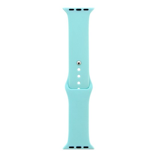 bracelet smartwatch Silicone pour bracelet de montre - Menthe - Convient pour 42 / 44 / 49mm - Smartwatch Siliconen Strap