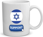 Akyol - support israël koffiemok - theemok - Israël - mensen die liefde willen geven aan israel - degene die van israël houden - supporten - oorlog - verjaardagscadeautje - gift - geschenk - kado - 350 ML inhoud