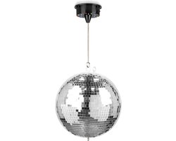 Fuzzix Discobal 30 cm - Met motor op batterijen en RGBW LED's