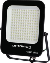 LED Bouwlamp - Floodlight | Basic serie |100 Watt | Zwart - 6000K - Daglicht wit (860)