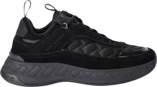 Kurt Geiger London Kensington Sneaker Lage sneakers Dames Zwart Maat 38 bol