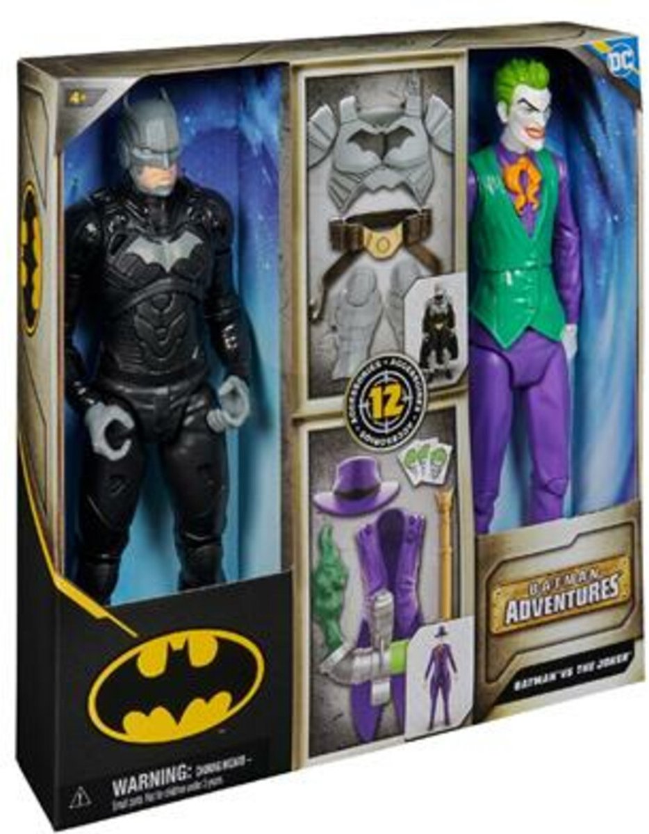 DC Comics - Ensemble de jeu Crusader Batmobile avec une figurine Batman  unique de 10,2