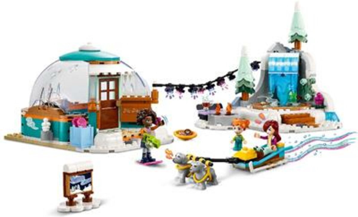 LEGO 41760 Friends Les Vacances en Igloo, Jeux avec Tente de