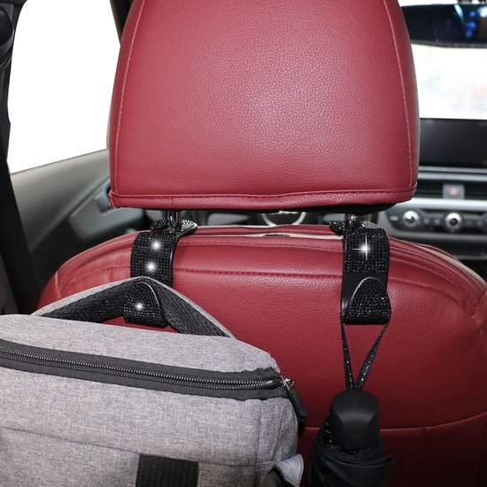 Porte-gobelet pour appuie-tête de voiture avec crochet pour siège arrière  de voiture, support de téléphone, porte-boissons, accessoires d'intérieur  de