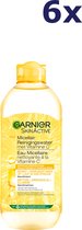 6x Garnier Micellair Reinigingswater met Vitamine C 400 ml