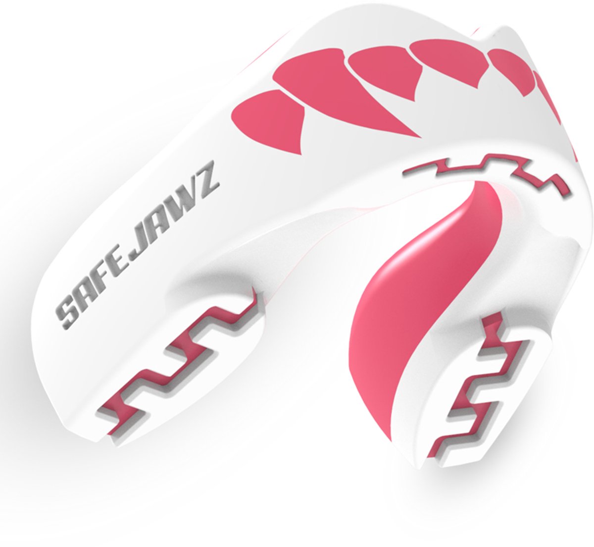 Safejawz gebitsbeschermer extro-series dracula wit/roze junior