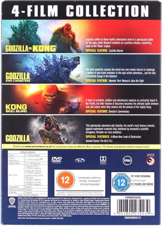 Godzilla And Kong (DVD) - 