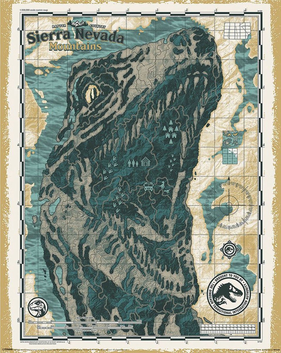 Pyramid Jurassic World Dominion Poster 40x50cm Multi color