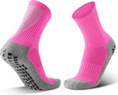 MyStand - Grip Chaussettes Voetbal Unisexe - Rose - Taille Unique