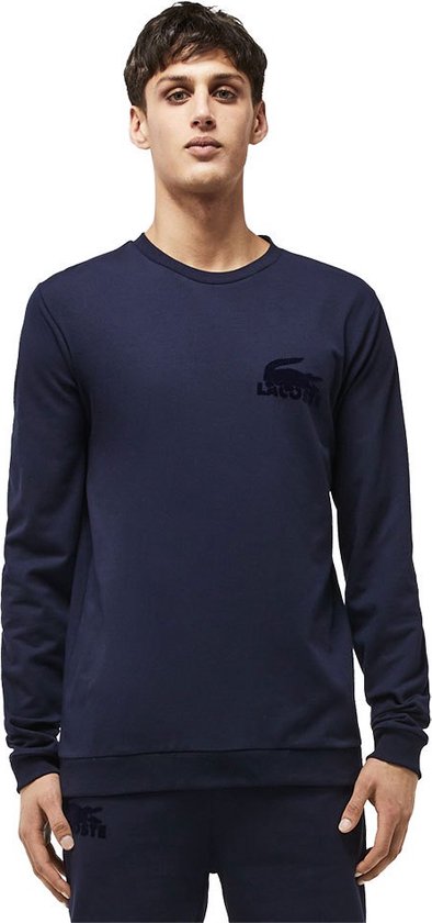 Lacoste Sh7477-00 Sweatshirt Blauw XL Man