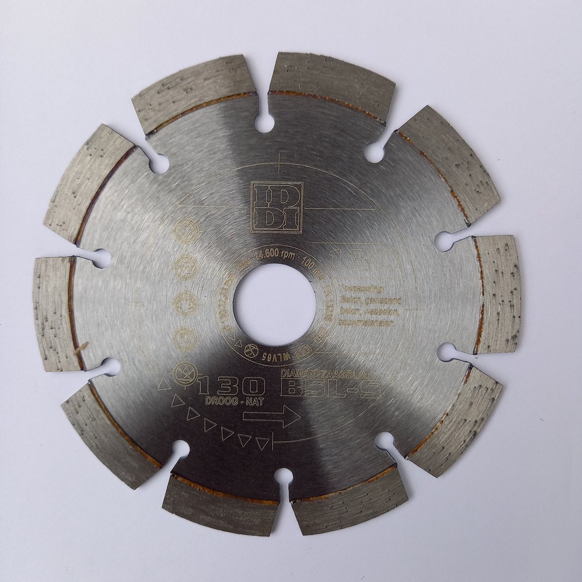 BSL-S - Diamantzaagblad droog - Universeel - Ø 130mm - asgat 22.23mm