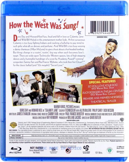 Calamity Jane [BluRay] (Bluray), Dick Wesson Dvd's bol