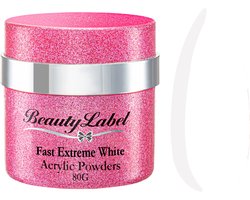Beauty Label Acrylic Powders - Fast Extreme White 40g