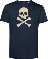 T-shirt Pirate Skull | Halloween Kostuum Volwassenen | Halloween | Foute Party | Zwart | maat 3XL