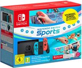Nintendo Switch Console - Nintendo Switch Sports + 3 maanden Online Lidmaatschap Bundel - Blauw / Rood