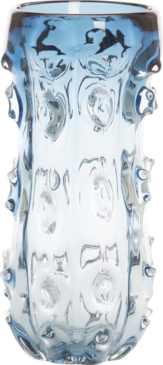 Light&living Vaas Ø15x33,5 cm TORBEN glas blauw