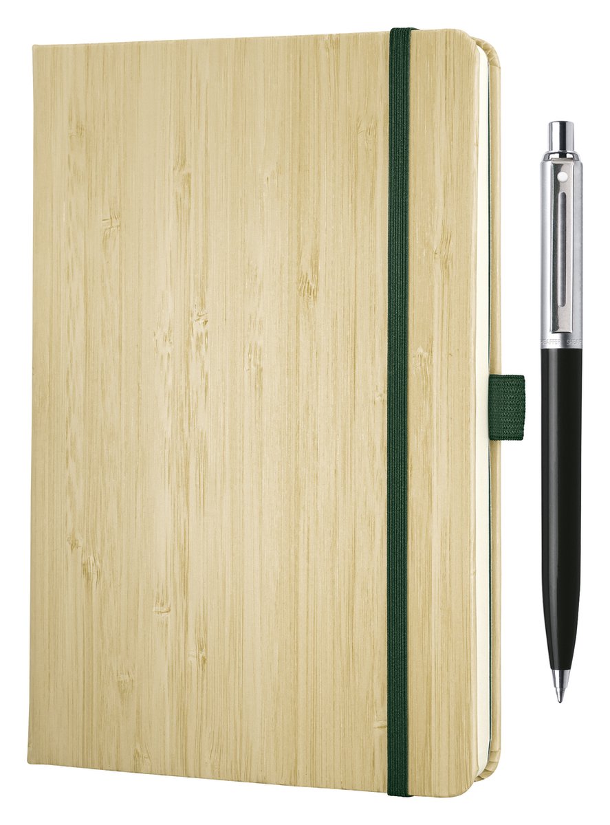 Sigel notitieboek - Jolie - A5 - Bamboo - hardcover - lijn - 120 pagina's - 100 grams - met GRATIS balpen - WS-SI-SY556