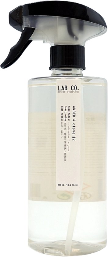 Lab Co. - Roomspray 'Amber & Clove' (500ml)