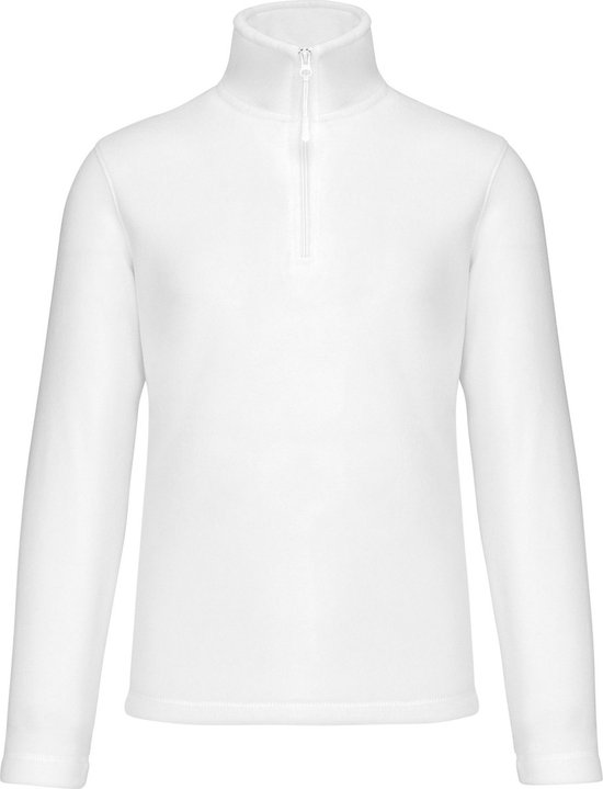 Fleecevest 'Enzo' met ritskraag merk Kariban maat XL White