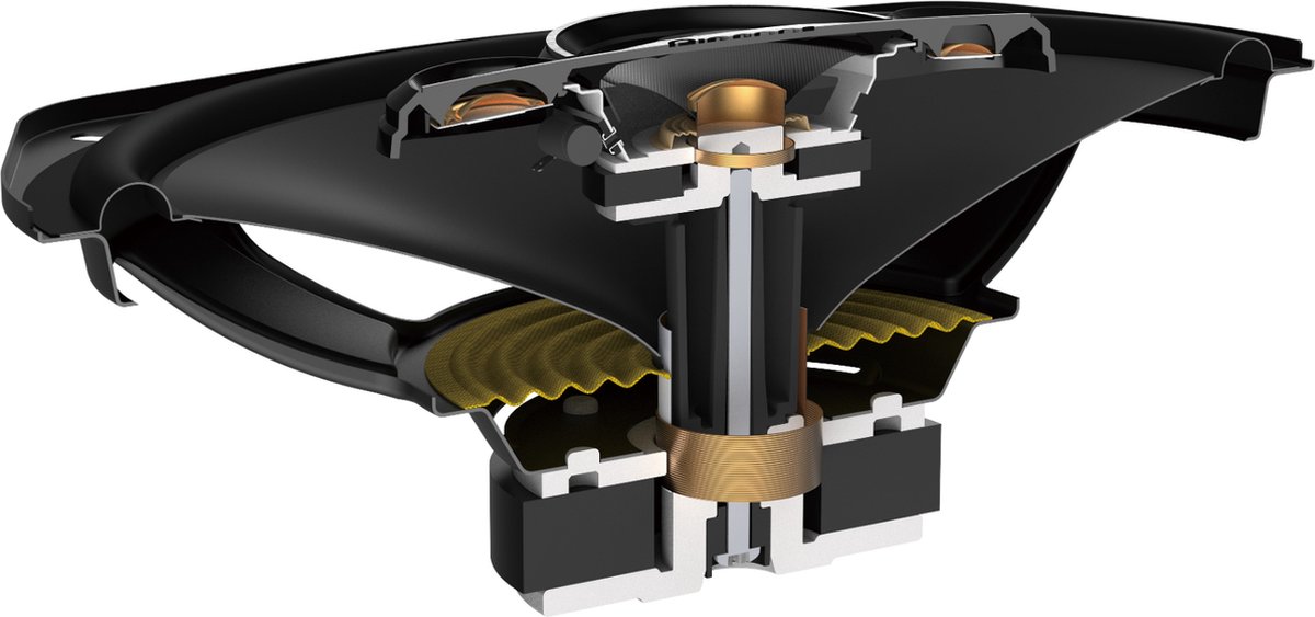 Pioneer TS-A6961F - Autospeakers - 6"x 9" (15 x 23 cm) - 4-wegs coaxiaal - 450 W – foto 3