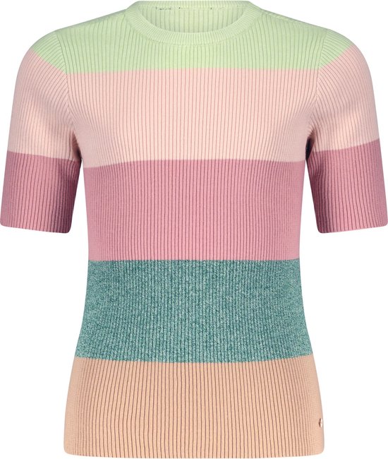 Meisjes top colorblock - Kiu - Spring meadow