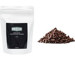 BrandNewCake® Chocolade Chunks Puur 300gr - Puur Chocolade Stukjes voor Muffin en Taartdecoratie - Chocolade Bakvaste