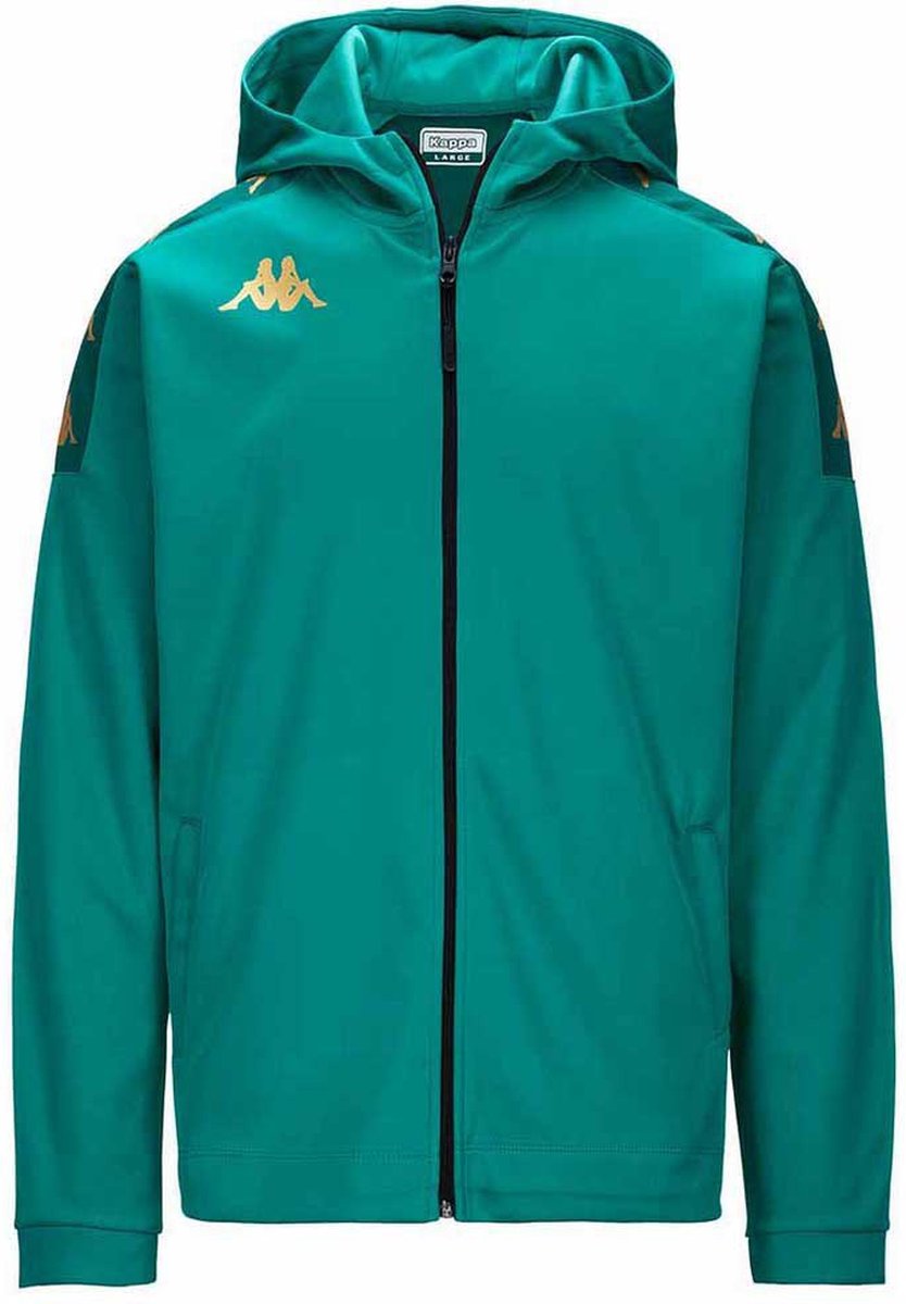 Kappa Grevolo Sweatshirt Met Rits 3XL Man Groen