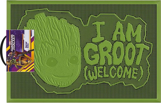 Guardians Of The Galaxy (I Am Groot Welcome) Rubber Door Mat