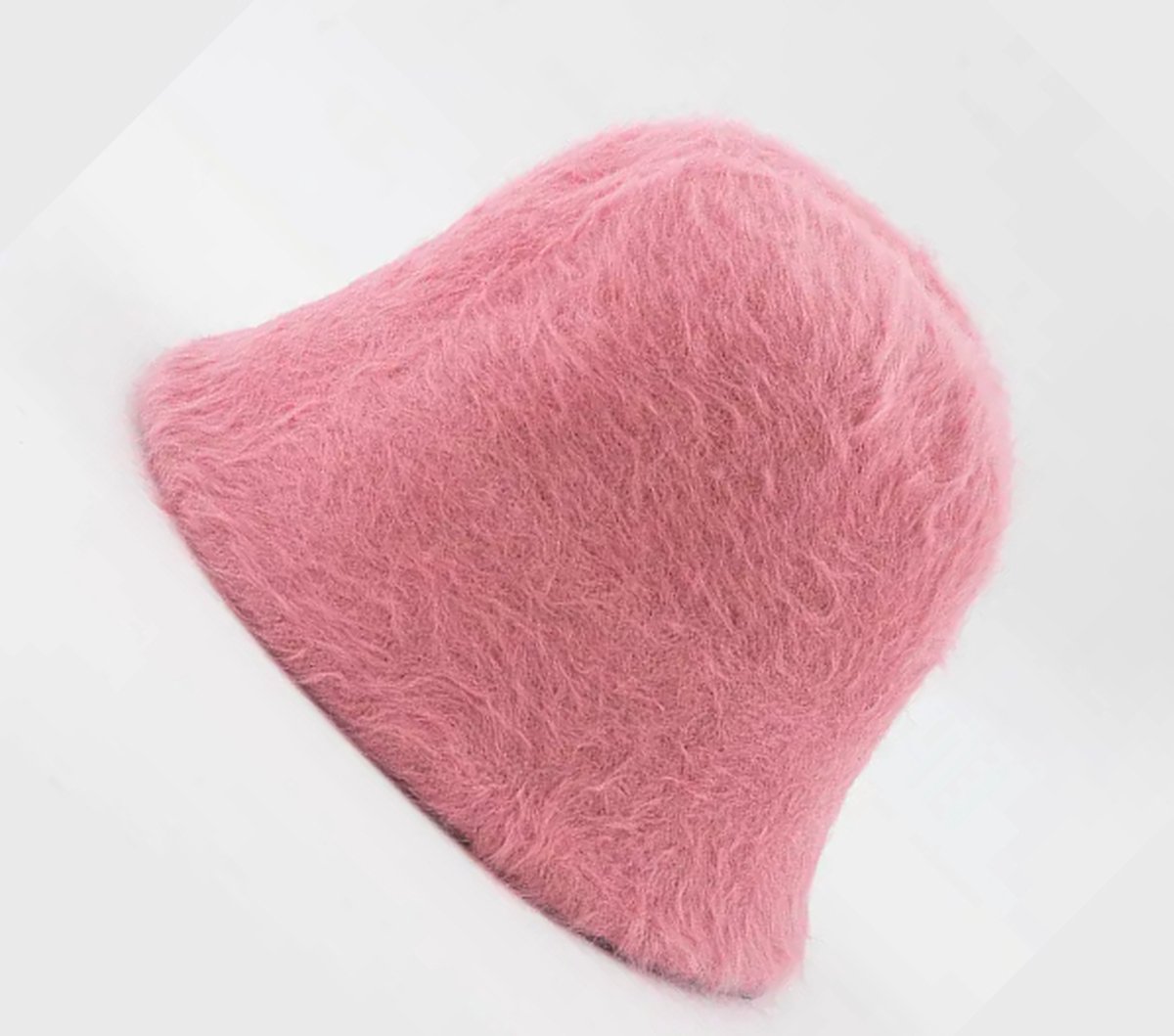 ASTRADAVI Winter Hats - Hoed - Stijlvolle en Elegante Pluche Emmer Hoed - Eén Maat Verstelbaar - Roze