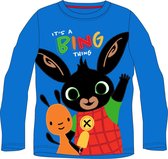 Longsleeve shirt Bing Bunny it's a Bing thing blauw maat 116