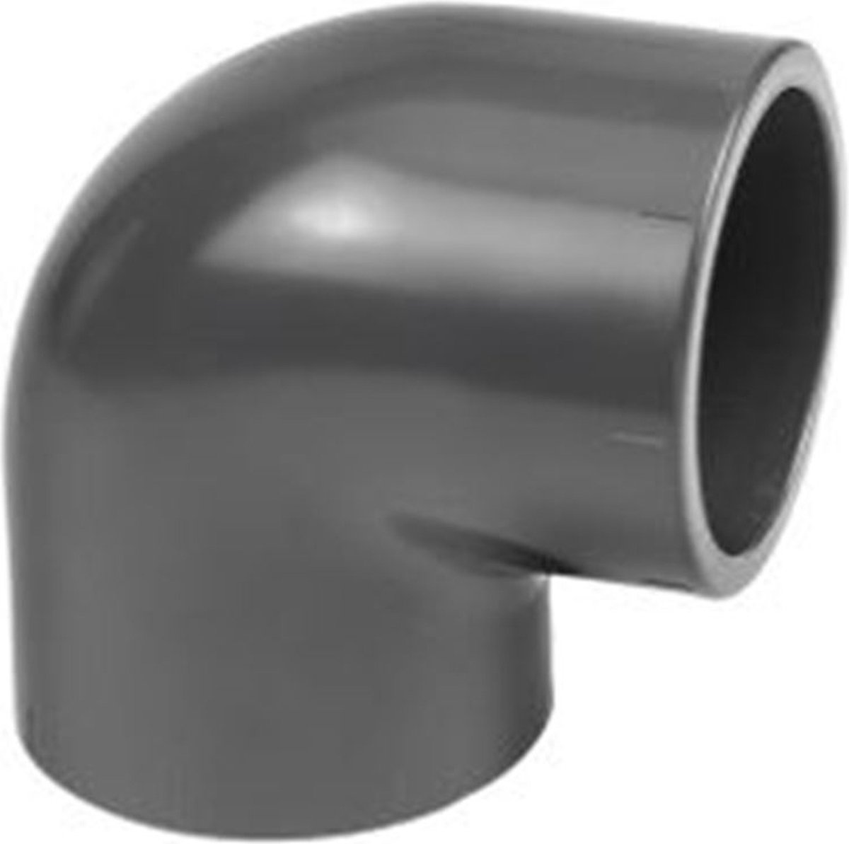 Druk PVC knie 90gr - 25mm - 16 bar