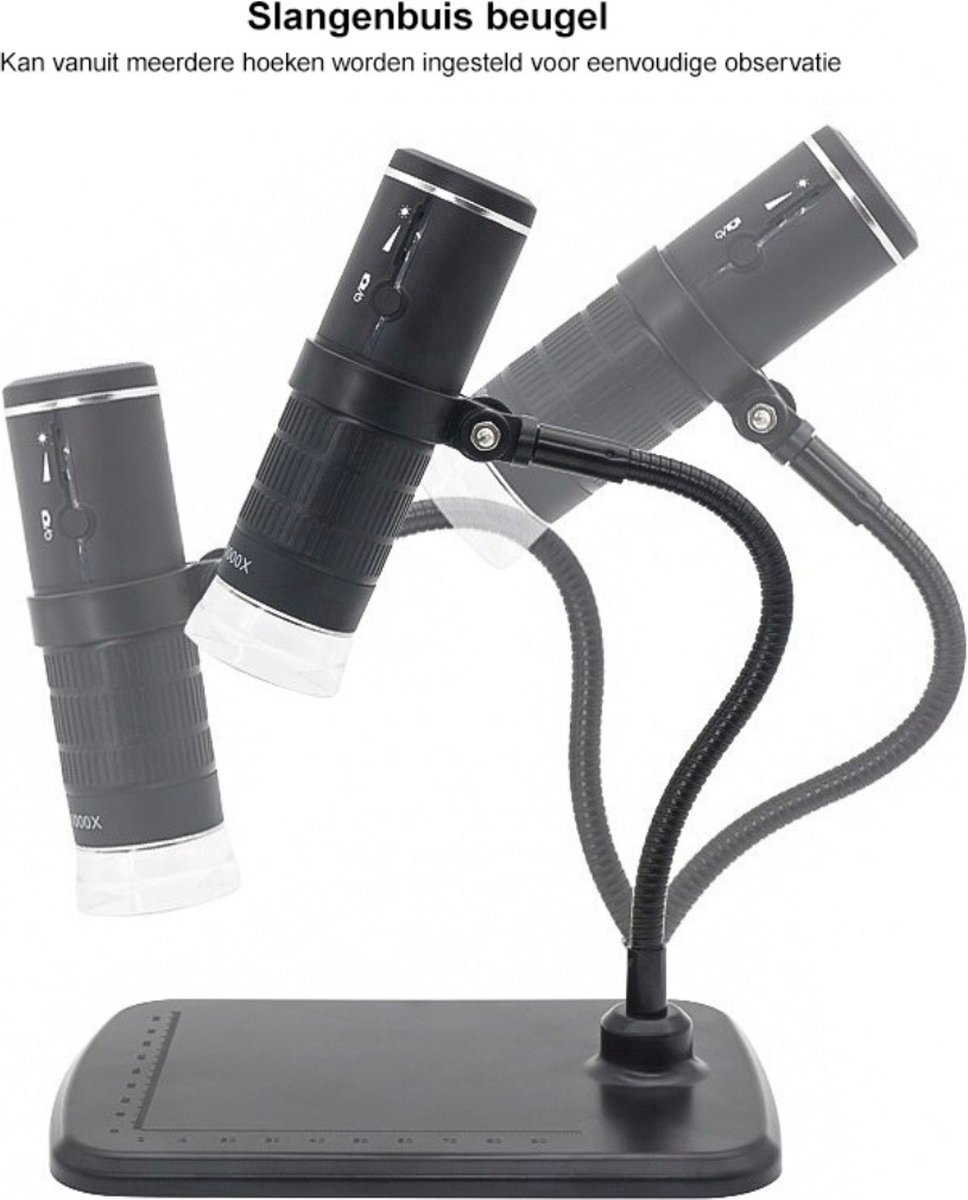 Microscope Bolture Pour Enfants - Numérique - Sans Fil - Connexion Vidéo -  Zoom 1000x