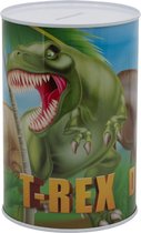 Dinosaurus Metalen Spaarpot - T-Rex - 10 x 15 CM