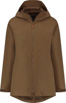 MGO Lizzy Jacket - Dames 3-in-1 jas - Winddicht en waterdicht - Bruin - Maat XL