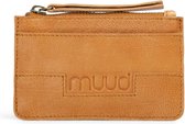 MUUD - Dallas - Handgemaakt leren portemonnee - 8x13 cm - Whisky Color