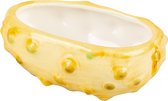Duvoplus - Voerbak - Knaagdier - Eetkom Stone Kiwano 25ml - 9x6,2x3,2cm Geel - 1st