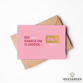 Ideefabriek - Kraskaart Eigen Tekst - Zwanger - Klein Kaartje (3ST) Aankondiging Zwangerschap - Aankondiging Baby - Kraskaart Baby - Zwanger - Ik ben Zwanger