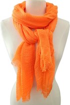Mooie dunne dames sjaal Oranje- Langwerpige sjaal- Youhomy accessoires Shawl- Omslagdoek- WK/EK voetbal| Koningsdag