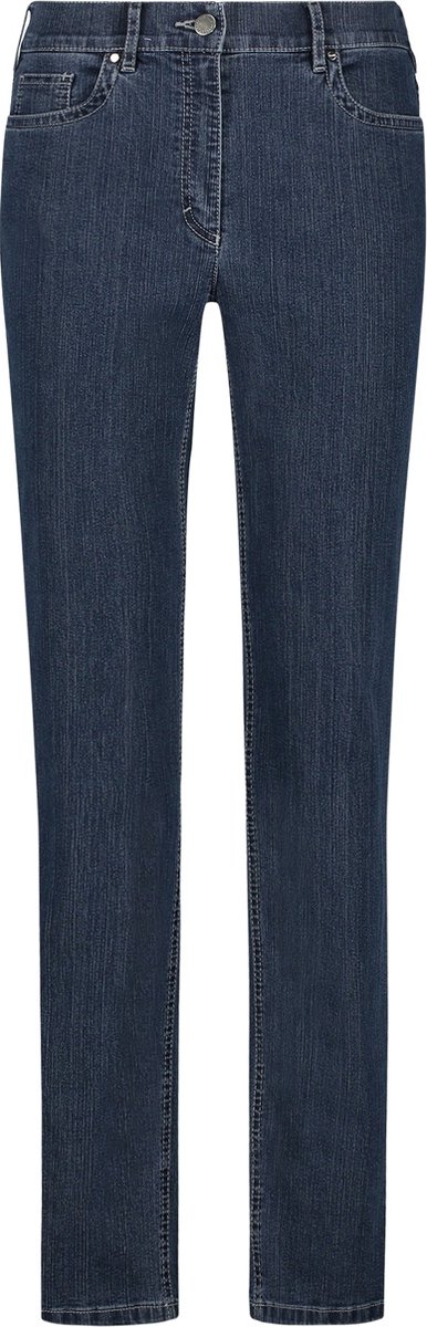 Greta Denim Jeans Blauw Kort | Stone-blue - Indigo