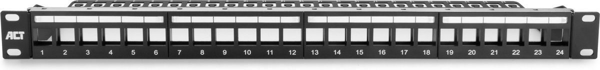 Image of ACT Patchpanel unloaded 24 poorten PP1030